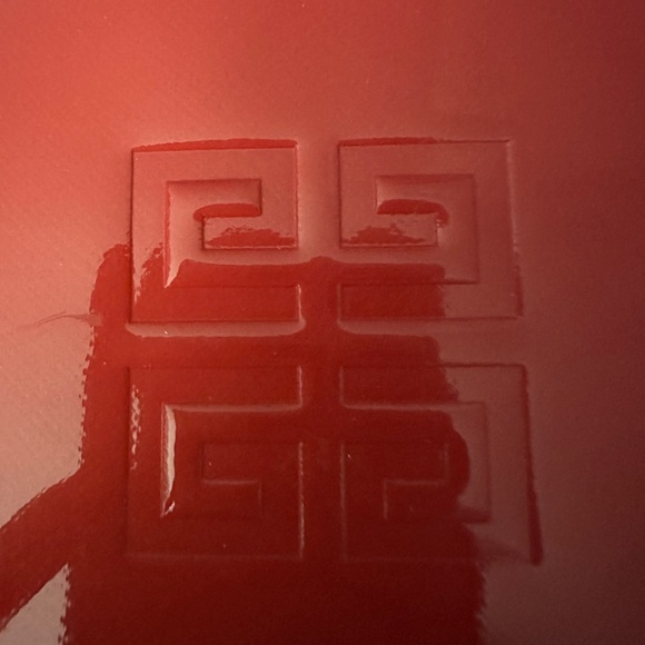 Givenchy Glossy Red Faux Leather Cosmetic Pouch  Novelty GWP - Picture 6 of 6